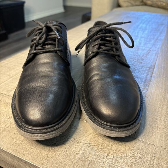 Cole Haan Oxford Shoe Size 8M Go To Grand 360 Black Leather Plain Toe - Picture 2 of 9